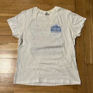 2009 great chowder cookoff White T-Shirt with Blue Graphic